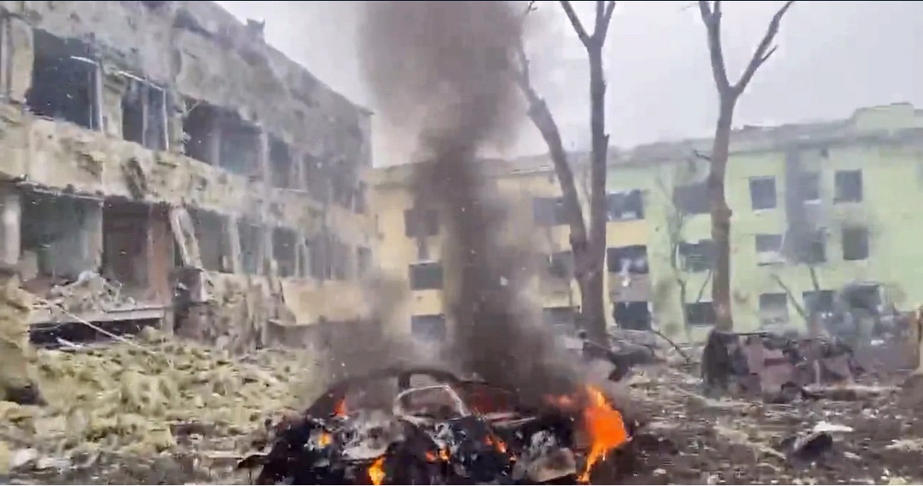 Russia Bombs Ukraine Childrens Hospital