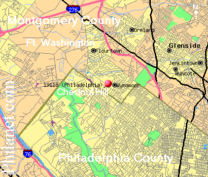 chestnuthill township map