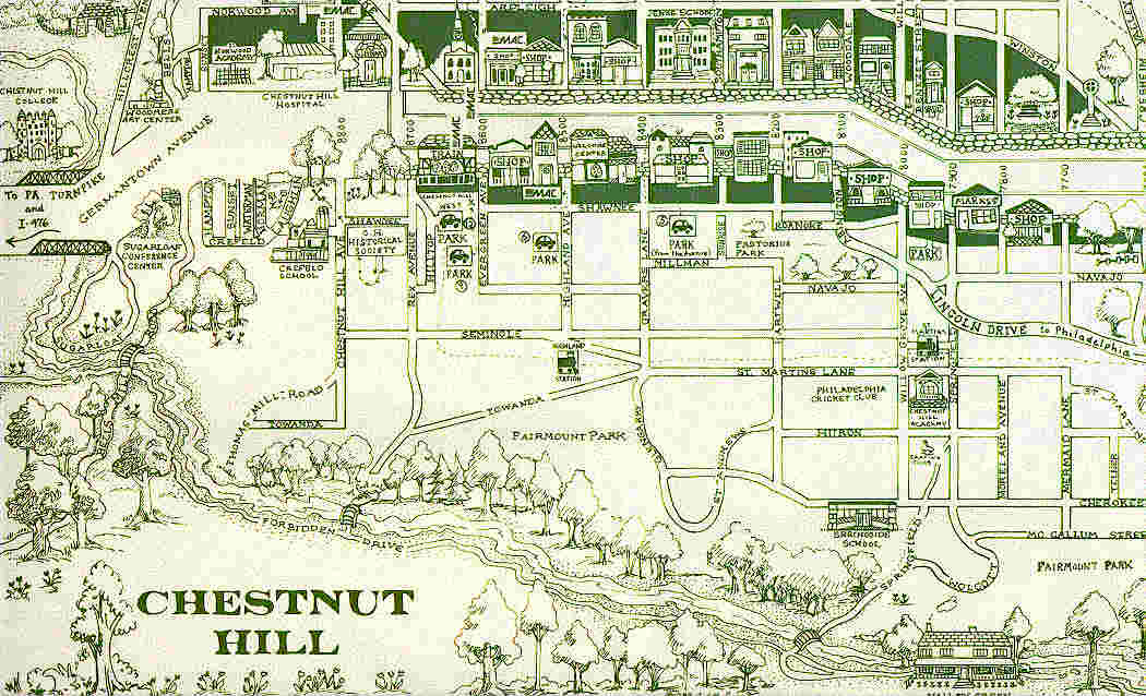 A Map of Chestnut Hill