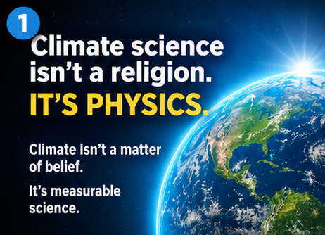 Climate Physics Explained, panel 1