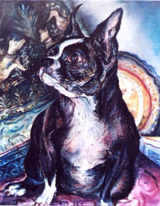 Formal portrait paintings for pets