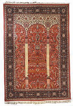 Copper Mehrab Carpet