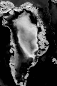 Greenland infra red image 
09 jul 2012