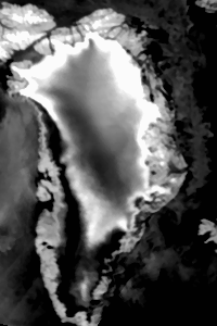 Greenland infra red image 
18 jun 2012