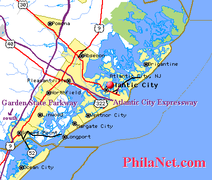 Maps of the New Jersey Shore