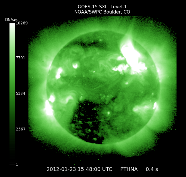 Geomagnetic Storm Photo of the Sun